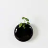 Estilo Coreano Vintage Hidropônico Preto e Branco Pendurado na Parede Vaso de Flores Cerâmico Jardinagem Simples Jardinagem Criativa em Casa Vaso de Flores Suculentas