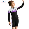Dive&Sail Nuevo Traje de Buceo Dividido de 2.5 mm para Niños Traje de Baño Grueso Cálido a Prueba de Frío para Mujer Traje de Surf y Vela