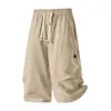 26 Años de Pantalones Cortos de Trabajo de Nuevo Estilo para Hombre, Pantalones Finos Transpirables de Cinco Puntos para Verano, Corte Holgado, Frescos para el Verano, Ropa Deportiva Casual