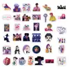 Novo 74 Transfronteiriço K-Pop Caça às Bruxas Grupo Feminino Grupo Masculino Diabo Desenho Animado Animação Grafite Criativo Adesivos Bidimensionais