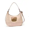 Bolso de cuadros de nicho exquisito y moderno para mujer, nuevo modelo 2026, minibolso cruzado versátil, bolso tipo dumpling, bolso de mano pequeño para salir