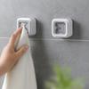 Estilo Japonés Creativo Estante para Toallas sin Taladro Suministros de Cocina Tapón para Trapos Plástico Doméstico Toalla para Lavar Platos Estante de Almacenamiento para Toallas