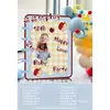 Uau Arranjo Personalizado de Primeiro Aniversário Decoração de Balões para Crianças Bebê Parede de Fundo Estilo Tagi Dopamina Placa KT