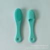 Escova de Dedo Nariz e Asas Escova de Silicone para Nariz Limpa Poros Lavagem Facial Escova de Limpeza com Cerdas Macias Massagem Suave Dupla Face 1m