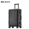 Maleta de viaje completamente metálica, equipaje de mano de aleación de aluminio y magnesio, bolsa con ruedas unisex para estudiantes, equipaje de aleación de aluminio con ruedas universales