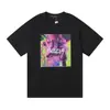 Camisa Roxa Masculina Feminina High Street Camisetas Masculinas 2024Ss Whi