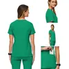 Uniforme Cirúrgico Unisex para Médico e Enfermeiro de Hospital, Respirável e Não Abafante, Roupa Cirúrgica de Comércio Exterior