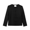 Novidade para o Outono 03/08 Outono Inicial Novo Estilo Chinês Estilo Nacional Botões Gola Redonda Elegante Modificado Jaqueta Estilo Tang para Mulheres F1095