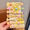 Grampo de cabelo infantil fofo Sanrio grampo de cabelo de desenho animado acessórios para cabelo de menina enfeite de cabeça franja lateral de bebê não bate no cabelo