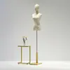 Mannequins de Vitrine para Loja de Roupas, Meio Corpo Feminino para Vestido de Noiva, Suporte de Exibição, Mannequim Feminino de Corpo Inteiro, Prateleira
