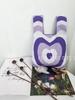Nova bolsa de tecido voador bolsa de malha feminina saco de balde de lã japonês e coreano estilo All-match Hand-carried Casual Tote Bag Lunch Bag