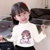 Y2373# Chaqueta de Felpa de Dibujos Animados para Niñas Ocio Otoño Camiseta Joker Infantil Estilo Occidental Casual Manga Larga T