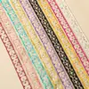 4.5cm Nuevo Estilo Étnico Bordado Lentejuela Encaje Adorno Encaje Vintage Malla Base Hilo Dorado Accesorios para Ropa