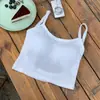 Camisola corta con espalda descubierta para mujer, con almohadillas integradas en el pecho, corte ajustado, interior sexy, sin espalda, parte inferior, tubo superior