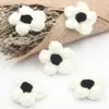 Broche de Flor Fofo Flor de Lã Tricotada Pinos Joias Roupas Bolsa Flor Pom Pom Pingente Corsage Acessórios