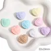 Cuentas de Color Sólido Acrílicas Lazo Corazón Bucle de Hilo Luna Gato Cuentas Materiales para Pulsera Joyería Accesorios DIY