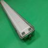 Luz LED a prueba de tres (agua, polvo, corrosión) de acero inoxidable, 1.2 m, tubo único T8, luz a prueba de tres (agua, polvo, corrosión) de acero inoxidable para metro, carcasa IP65, kit de emergencia