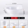 Louça de melamina plástico tigela pequena molho para mergulhar comercial imitação de porcelana tigela de arroz tigela de arroz de cantina panela quente tempero tigela de sopa pequena de duas cores