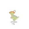 Accesorios de Aleación de Dinosaurio Huevos de Dinosaurio de Dibujos Animados Lindo Tyrannosaurus Rex Animal Colgante de Aleación de Zinc Llavero