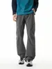 Pantalones de senderismo para hombre Niaojia Soft Shell Otoño Plegados Ligeros Ligeramente Acampanados Rectos Casuales Cimitarra Negro