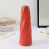 Vaso criativo de estilo simples vaso de sala de estar garrafa para buquê decoração de flores frescas e coloridas vaso de plástico transfronteiriço
