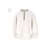 Moletom de Gola Alta com Meio Zíper 320g Tencel Céu Estrelado Lyocell Alta Qualidade Top para Trajeto de Negócios para Exportação