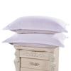 Ropa de Cama de Hotel Hospital Poliéster Encriptado Engrosado Blanco Puro 48*74cm Funda de Almohada Funda de Almohada Individual