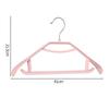 Gancho de Ropa de Plástico para Adultos de Hombros Anchos, Hogar, Bold, Sin Costuras, Dormitorio de Estudiante, Antideslizante, Seco y Húmedo, Anti-Esquinas en los Hombros