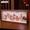 Año del Caballo Festival de Primavera Lindo Ocho Caballos Imagen Marco de Fotos DIY Adorno Estilo Chino Sala de Estar Entrada Pintura Tridimensional Souvenir Chino