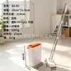 Mop Raspa-Tudo Sem Torcer Preguiçoso Uso Doméstico Limpeza em Uma Etapa Mop Plano Balde de Mop Integrado Artefato de Limpeza de Piso Personalizável