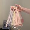 Francés Púrpura Taro~Braguitas Sexy de Encaje Satinado para Niñas, Anillos para Piernas de Pura Lujuria de Cintura Baja, Calzoncillos de Algodón Transpirable
