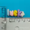 Rosto Brilhante Multitalento LUCK Marca de Letras DIY Cola em Creme Capa de Celular Acessórios de Cabelo Grampo Acessórios de Resina