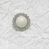 Suéter de mujer estilo Chanel con botón de diamante de aleación de perlas nuevo, hebilla decorativa versátil, accesorios de ropa DIY
