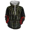 Nueva Sudadera con Capucha y Cremallera Cosplay de Anime Impresa en 3D Traje Mejorado del Universo Paralelo Marvel Zz