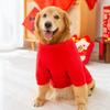 Ropa de Perro para Año Nuevo Golden Retriever Border Animales de Granja Perros Medianos y Grandes Festivo Año Nuevo Terciopelo Delgado Cálido Abrigo de Año Nuevo Ropa para Mascotas Ropa para Mascotas