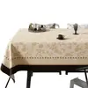 Mantel de Mesa de Comedor de Lujo Ligero y de Gama Alta, Impermeable, Resistente al Aceite, Lavable, Cubierta para Mesa de Café, Cubierta de Mesa Doméstica Resistente al Calor y a Altas Temperaturas