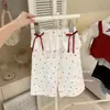 Pantalones Largos Versátiles de Otoño para Niñas Estilo Coreano 2026 Nuevo Bebé Holgado Casual Rectos de Pierna Ancha Florales