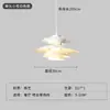 Lámpara Colgante Ajustable de Brazo Oscilante para Restaurante 6 Nuevas Luces PH5 UFO Simple para Barra de Bar Isla Mesa de Comedor Luz Elevable Arte en Hierro