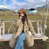 Chaqueta Acolchada de Algodón Estilo Nuevo 2026 para Mujer, Abrigo de Algodón Engrosado Holgado de Longitud Media para Invierno, Chaqueta Casual Acolchada de Algodón Versátil de Moda Estilo Coreano