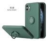 Funda Protectora de Silicona Líquida con Anillo Integrado para iPhone 17 Adecuada para Apple 13 Pro Max Borde Recto