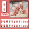 Manicure Usável Novo Design Unha Postiça Pronta Blush Gelo Transparente Menina Desejo Puro Celebridade da Internet Douyin Adesivo de Manicure