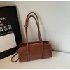 Bolsa de ombro retrô feminina de grande capacidade para o dia a dia, bolsa feminina mais vendida transfronteiriça de 2026, bolsa de ombro moderna em couro oleado, bolsa de axila