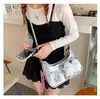 Diseño Único Versión Tarjeta Pequeña Bidimensional Bolso de Hombro Cruzado, Bolso Básico de Grano Pequeña Capacidad, Bolso para Dolor, Bolso para Bebé para Mujeres
