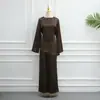 2026 Conjunto de Top Liso Fashionável Simples + Calça Loriya LR1342