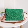 Bolso Cruzado Estilo Coreano Ins Bolso Nuevo de Pelo de Maíz Bolso Tejido de Hierba Bolso de Mano Bolso de Playa de Nicho Funda de Bolso Tejido Bolso de Mujer