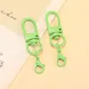 Cierre de Puerta Giratorio en Forma de U de Colores Pintado Broche de Langosta Accesorios para Joyería DIY Colgante para Llavero Hebilla para Colgar Bolsas Muñecas