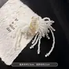 Pérola Borla Grampo de cabelo frisado pequeno clipe de garra Cabelo feminino menos cabeça Meia gravata Cabelo 2024 Novo clipe de tubarão Acessórios para cabelo
