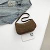 Bolso de Pana de Alta Calidad para Mujer 2024 Nuevo de Moda Tendencia Bolso de Hombro Estilo Coreano Ins Chica Elegante Bolso de Hombro