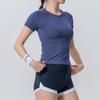Tops Esportivos Leves e Frescos de Verão para Mulheres, Camisetas Curtas de Gola Redonda, Roupas Sexy Slim Fitness, Roupas de Secagem Rápida de Celebridades da Internet