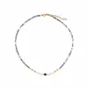 Collar de ágata azul y perla de agua dulce de diseño original, delicado y fresco, adecuado para niñas, cadena para la clavícula, adecuado para superponer, para ir al trabajo, nicho para mujeres